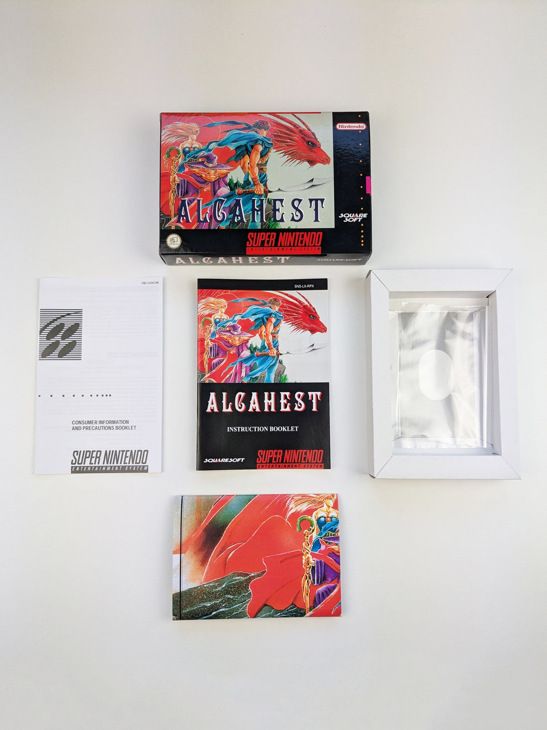 Alcahest - SNES USA - English Complete Package