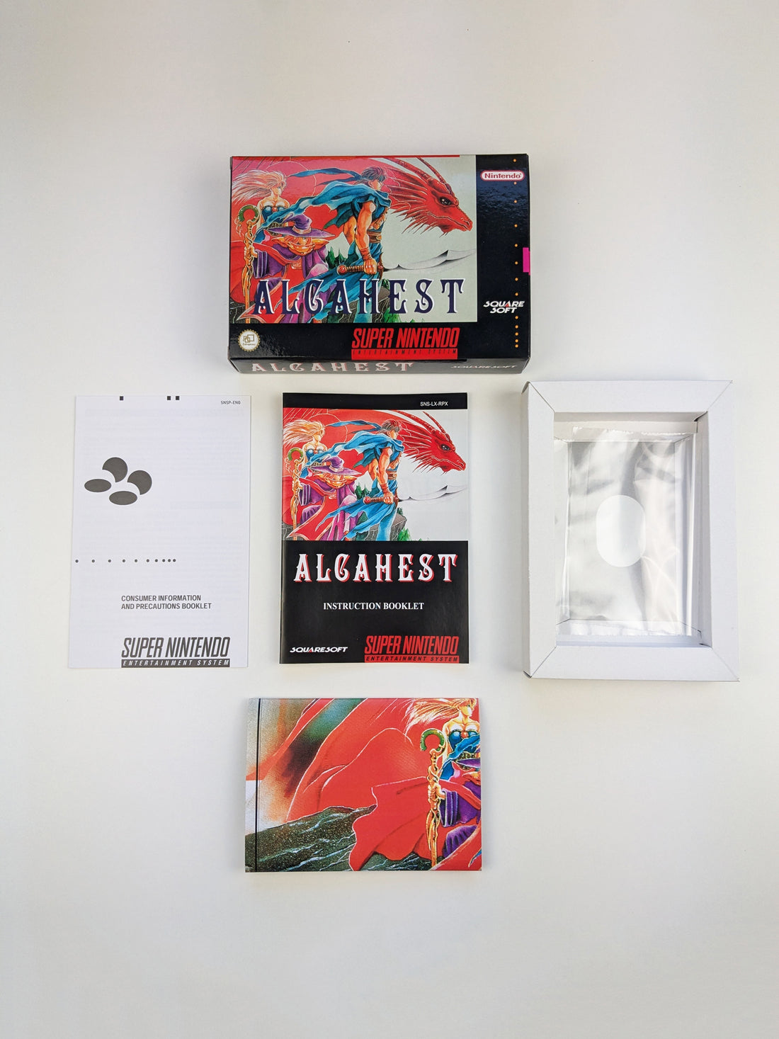 Alcahest - SNES PAL - English Complete Package