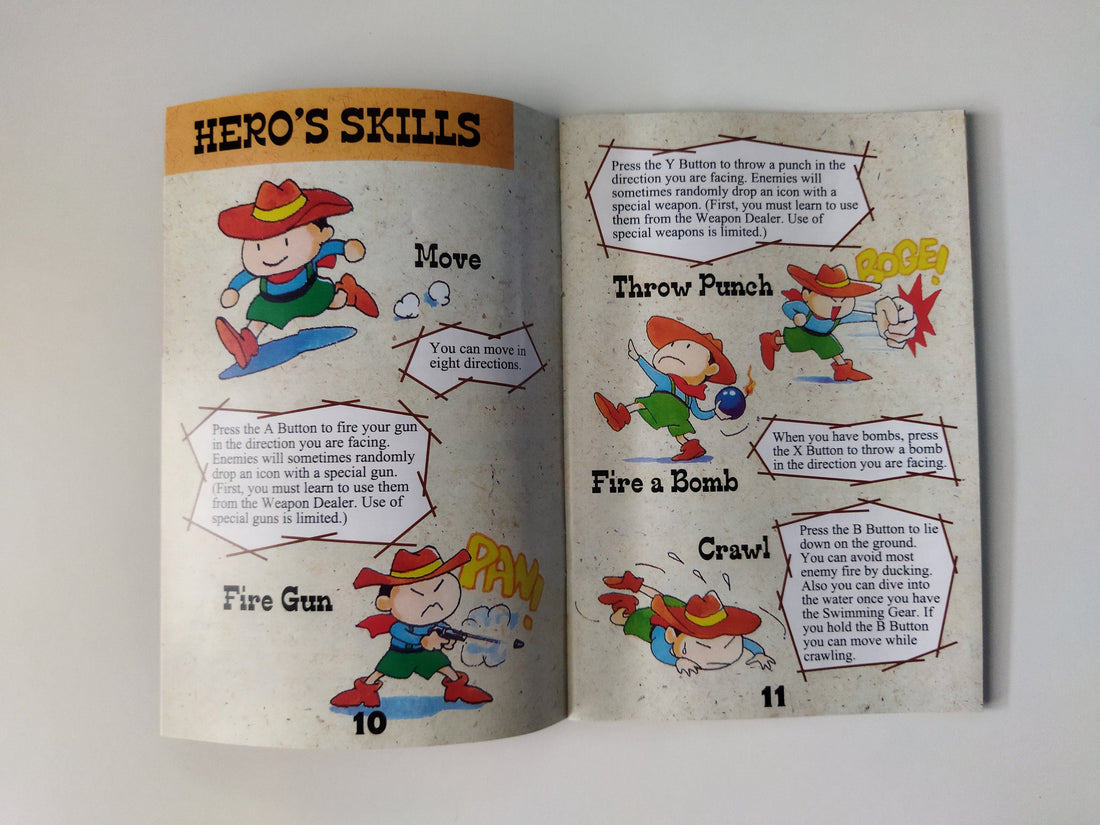 Ganpuru Gunman's Proof - Super Nintendo - Manual