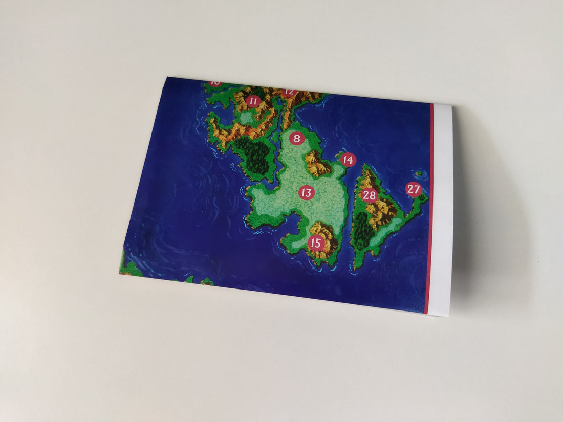 Final Fantasy VI - Super Nintendo - Poster/Map (FOLDED)