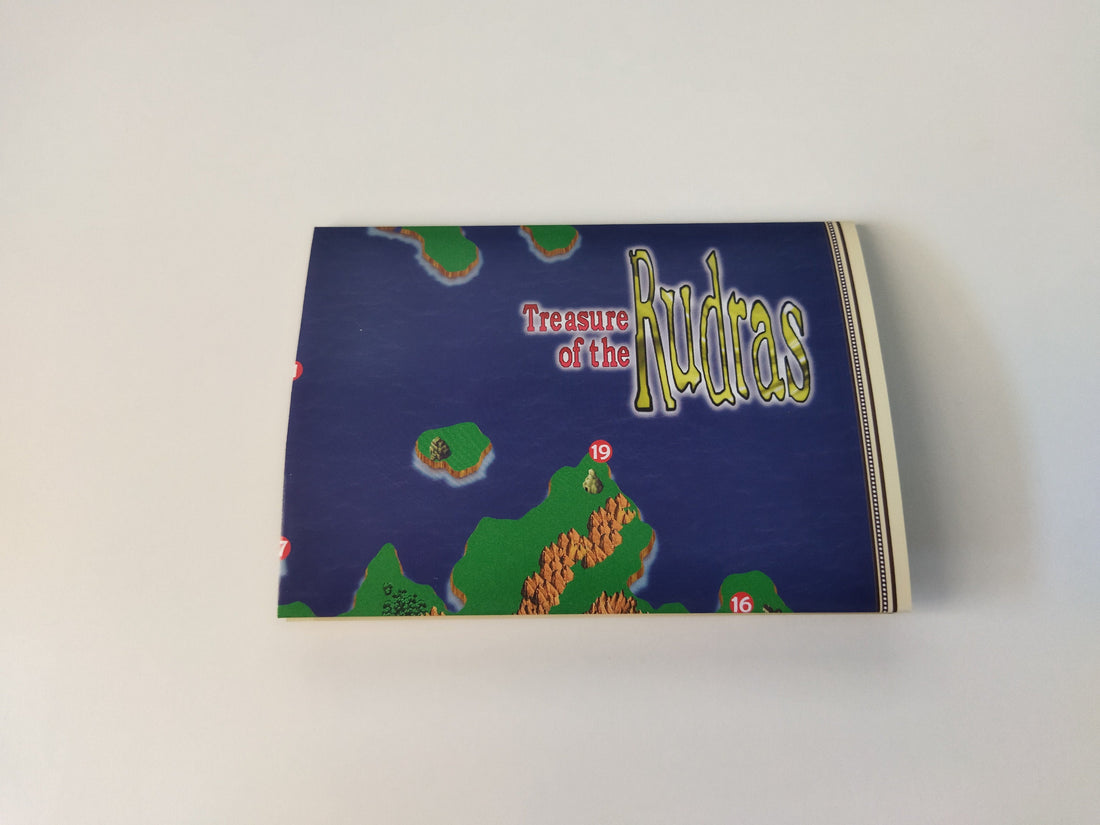Treasure of the Rudras - Super Nintendo - Poster/Map (FOLDED)