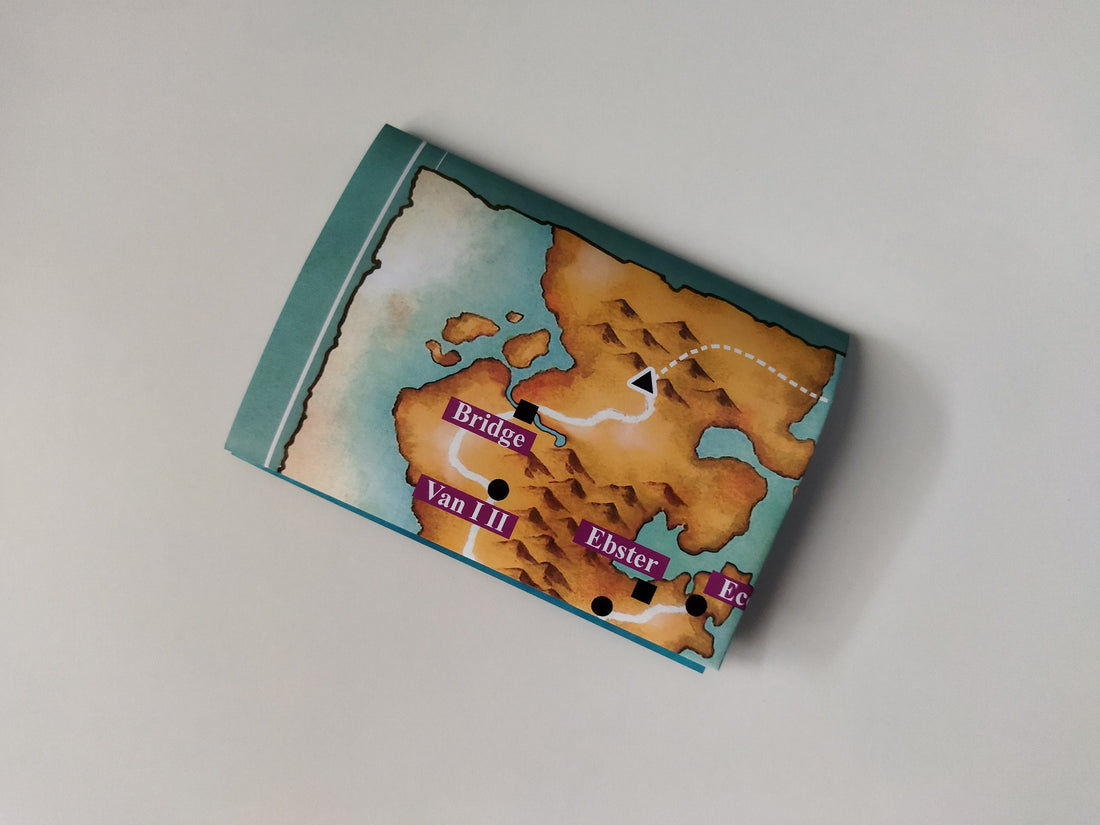 Star Ocean - Super Nintendo - Poster/Map (FOLDED)