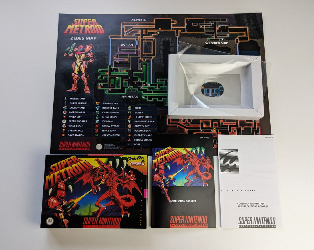 Super Metroid - SNES USA - Complete Package