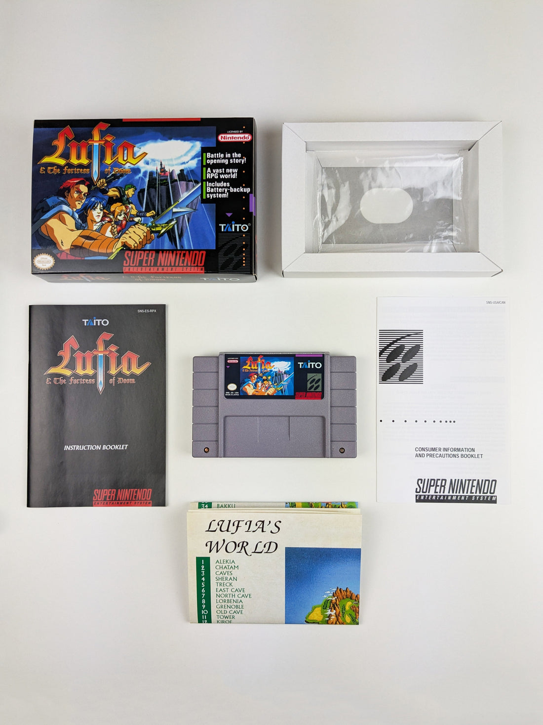 Lufia & The Fortress of Doom - SNES USA - Complete Game