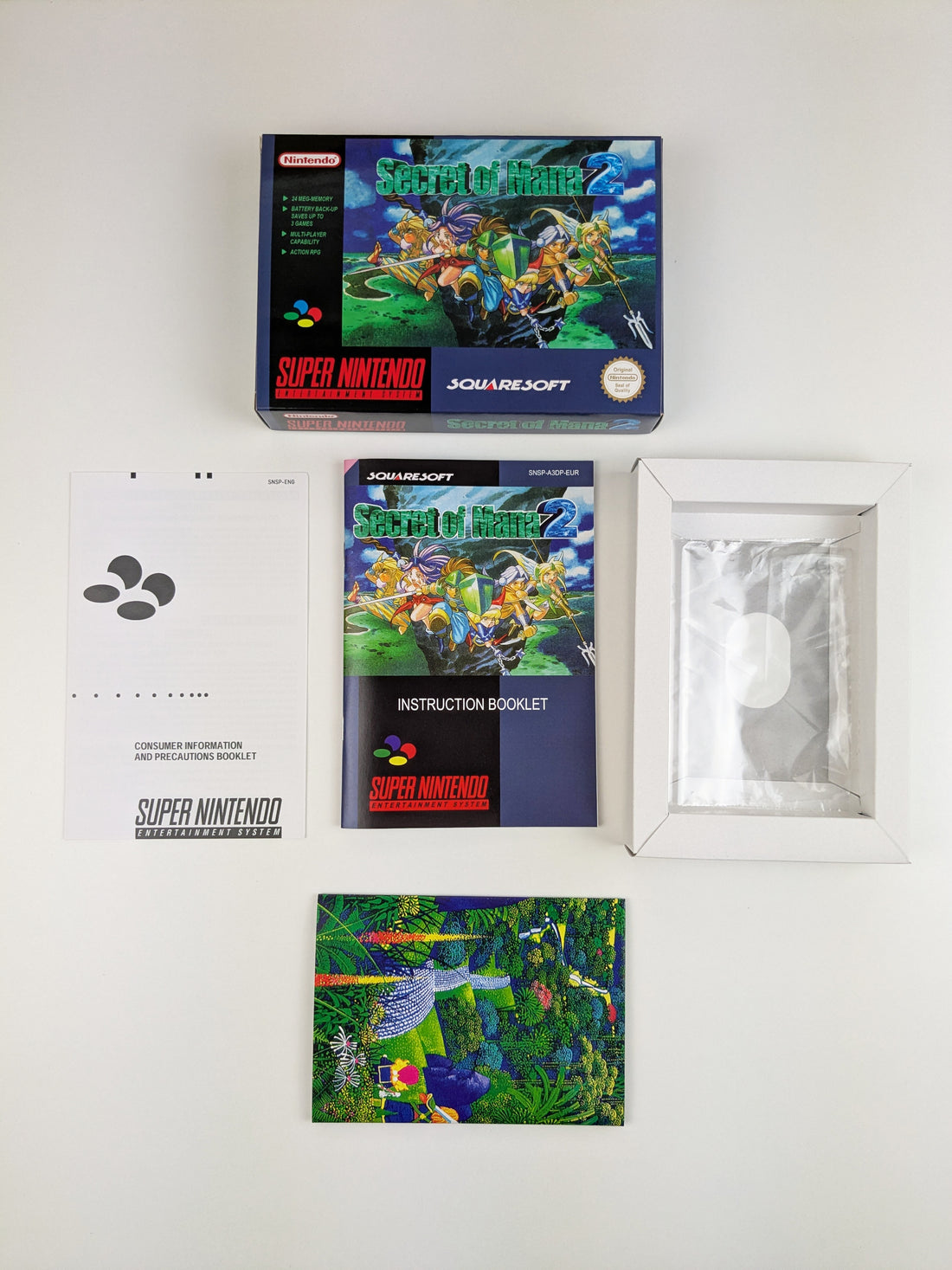 Secret of Mana 2 - SNES PAL - Complete Package