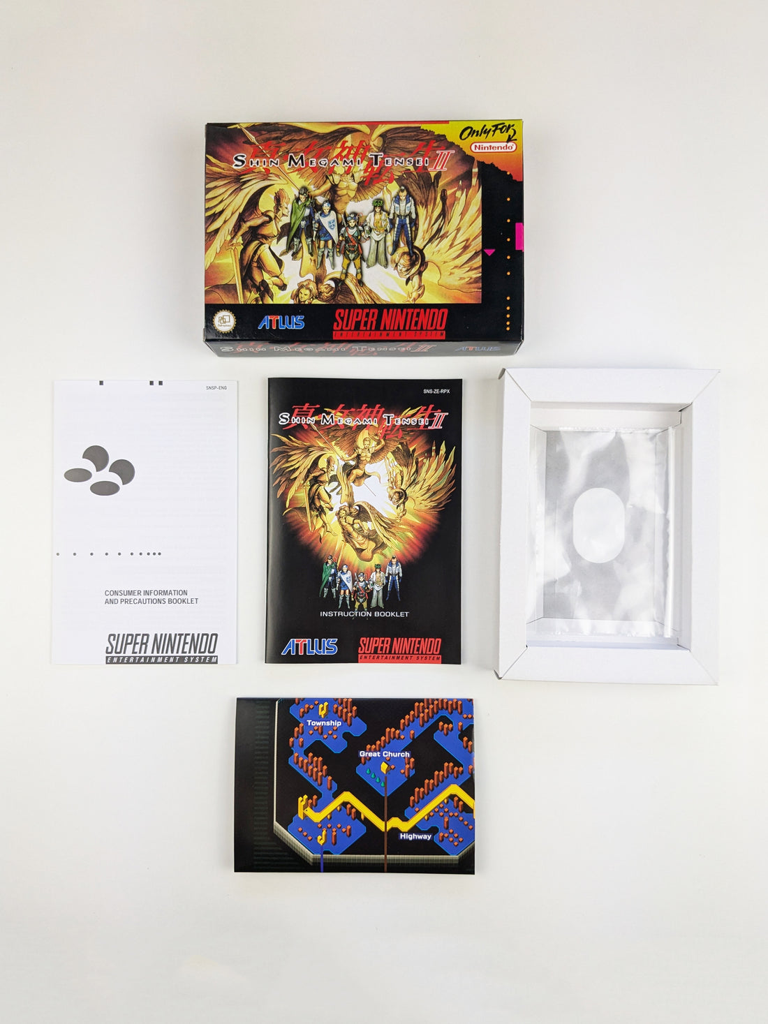Shin Megami Tensei II - SNES PAL - Complete Package