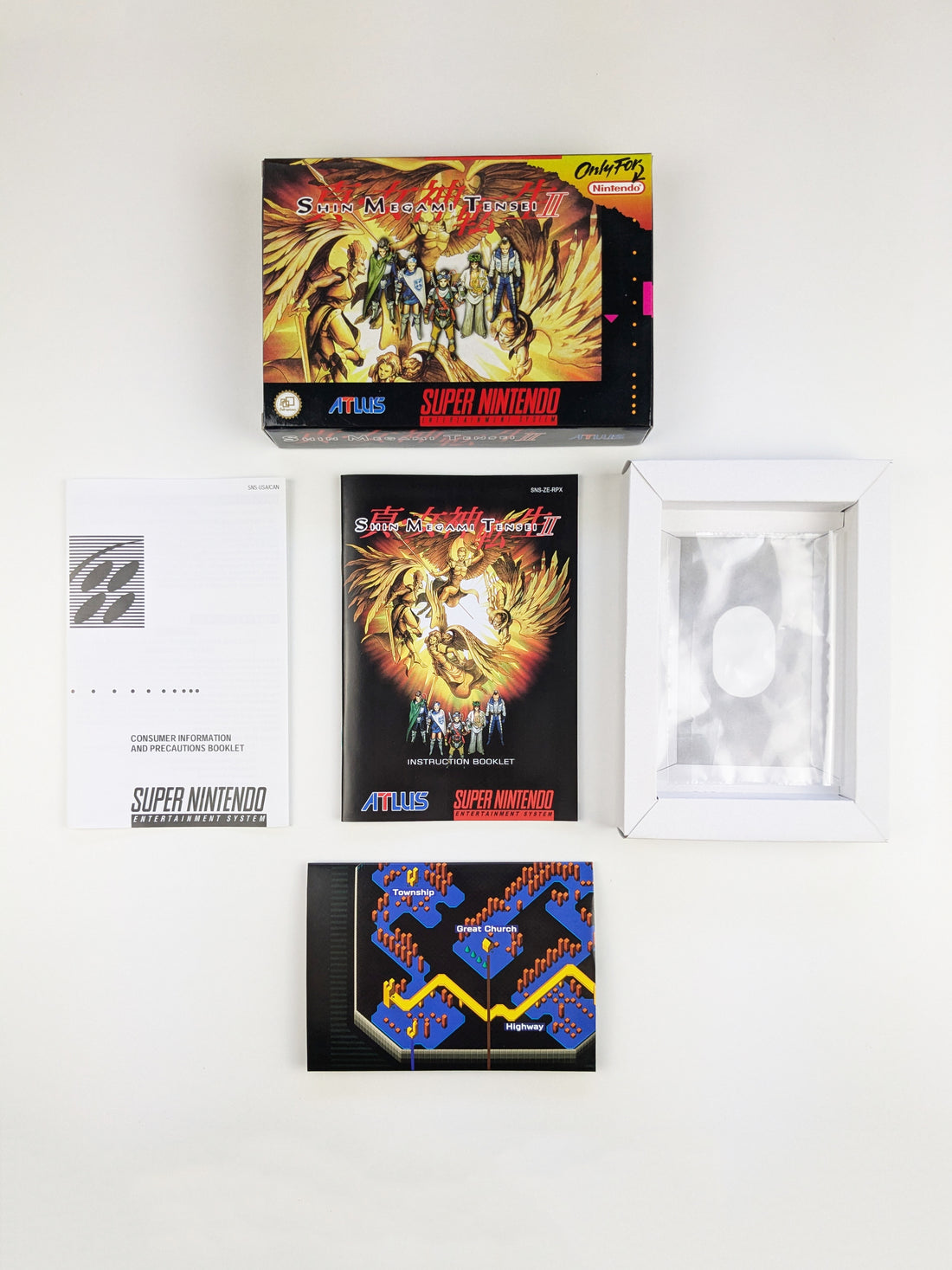 Shin Megami Tensei II - SNES USA - Complete Package