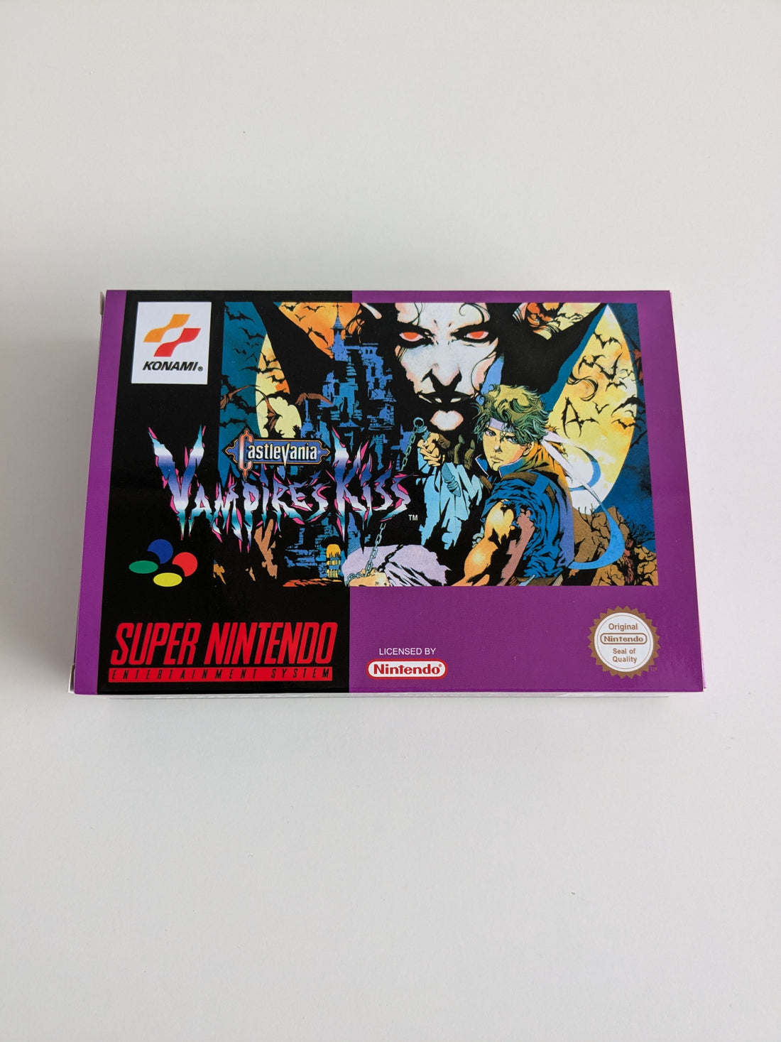 Castlevania Vampire's Kiss - SNES PAL - English - Complete Package