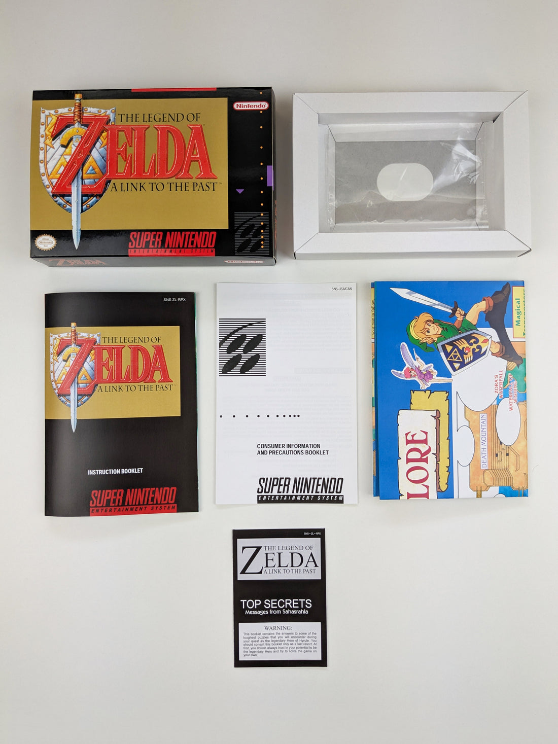 Zelda A Link to the Past - SNES USA - Complete Package