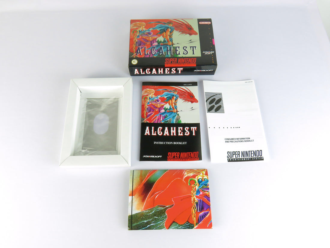 Alcahest - SNES USA - English Complete Package