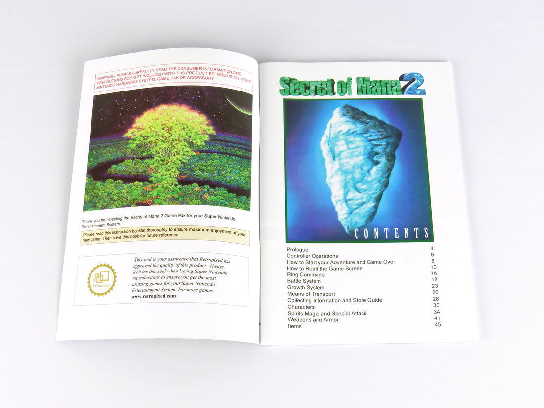 Secret of Mana 2 - Super Nintendo - PAL Manual