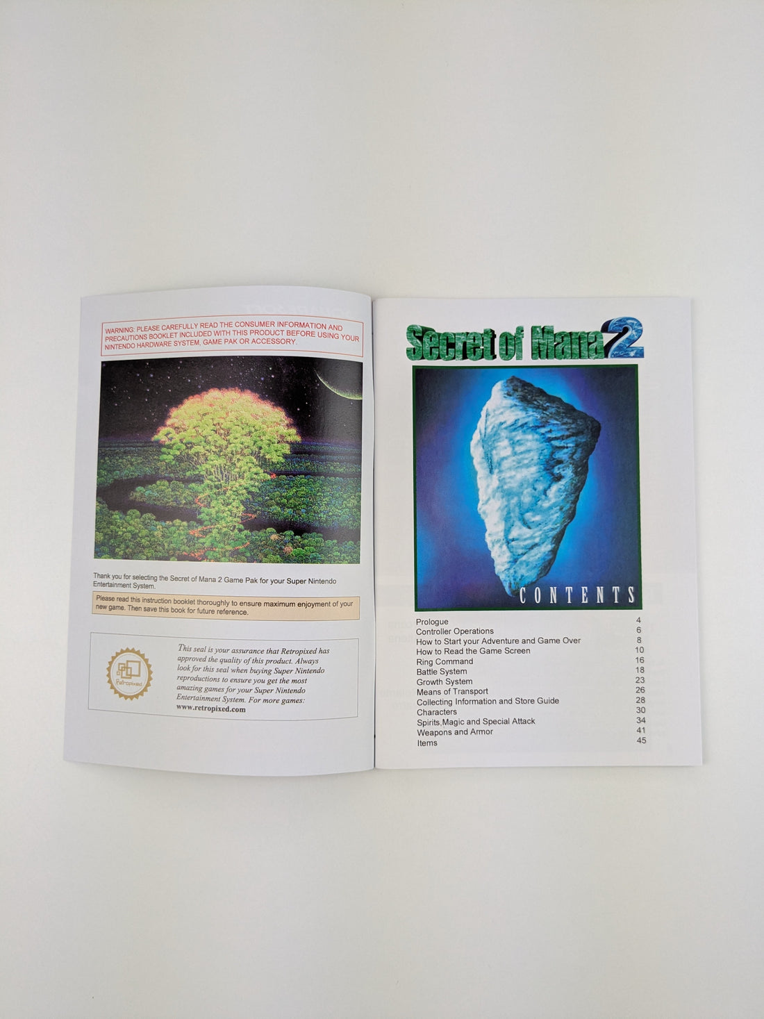 Secret of Mana 2 - Super Nintendo - PAL Manual