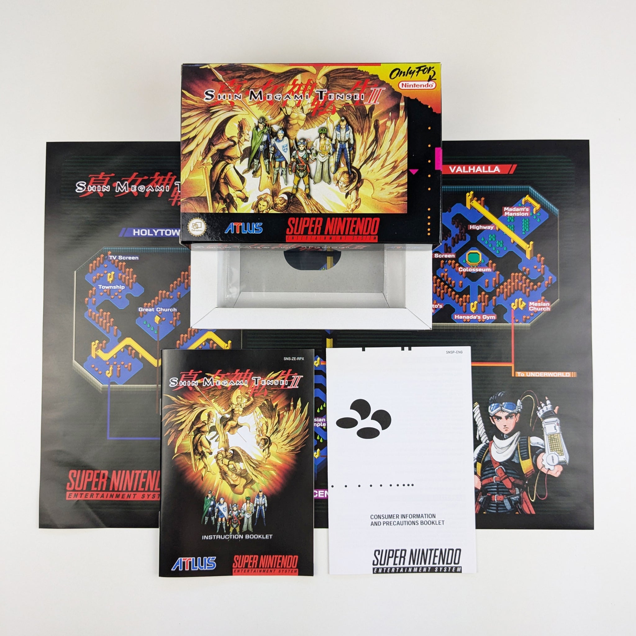 Shin Megami Tensei II - SNES PAL - Complete Package