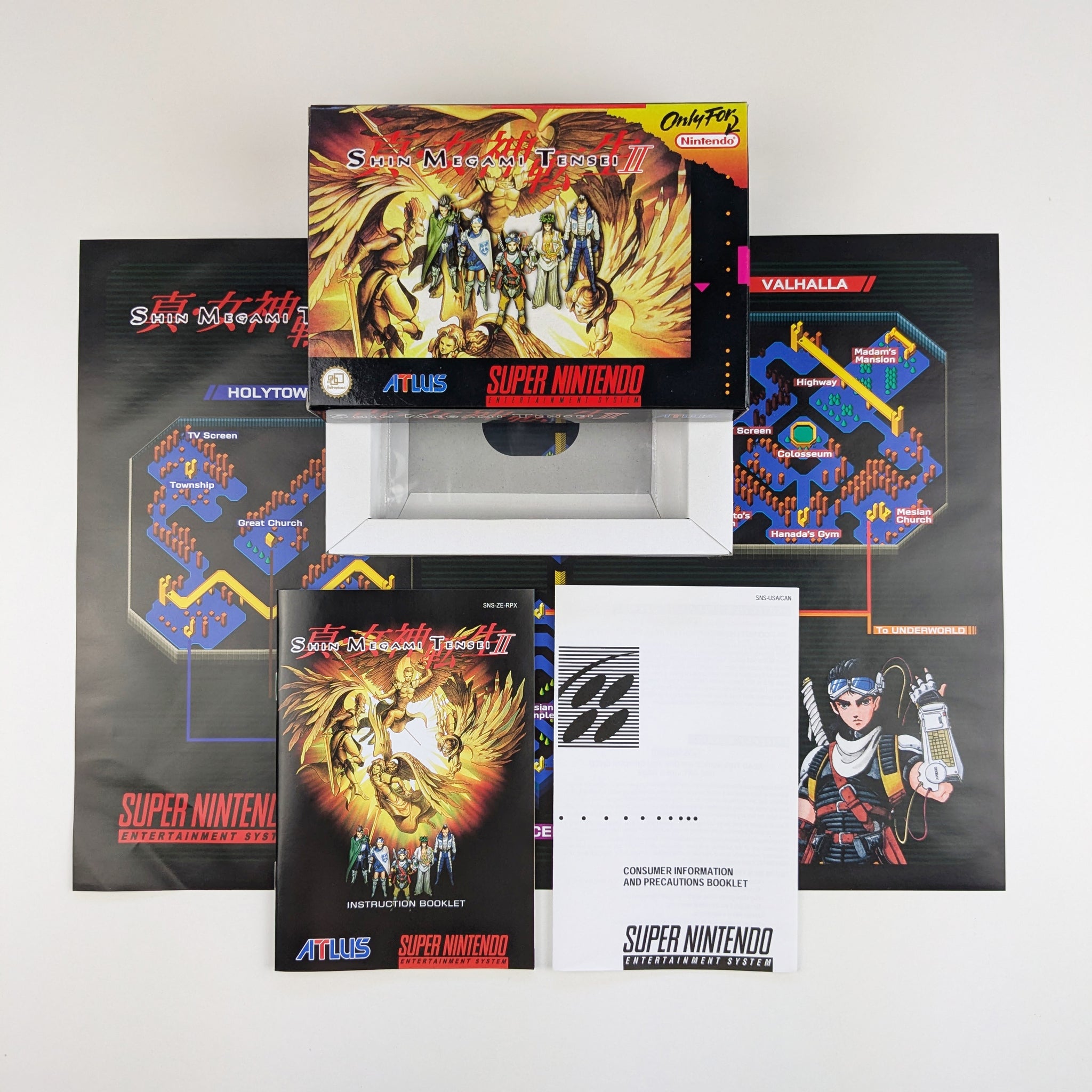 Shin Megami Tensei II - SNES USA - Complete Package