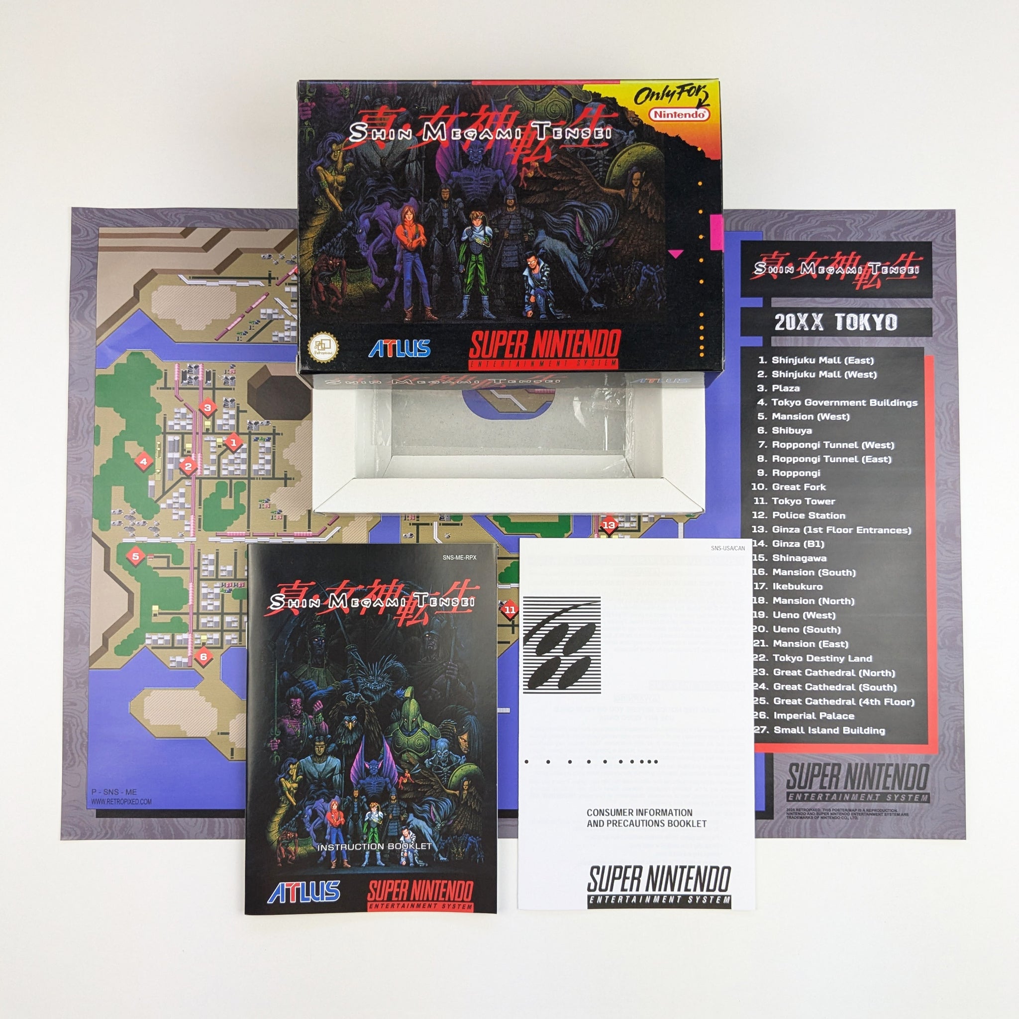 Shin Megami Tensei - SNES USA - Complete Package