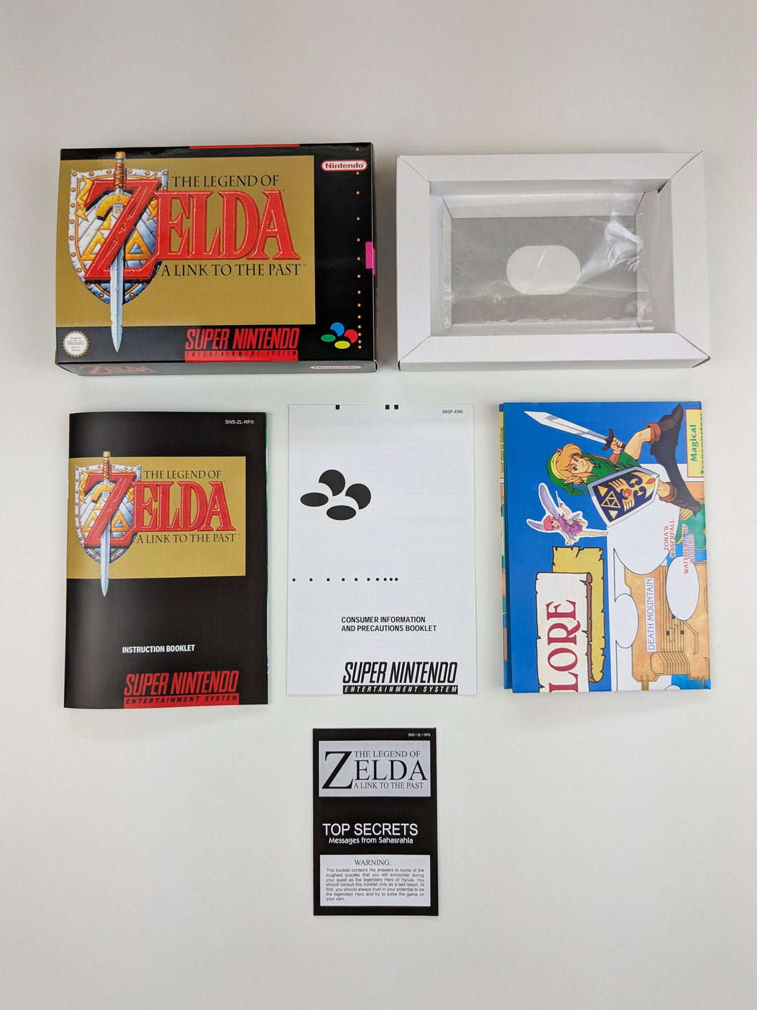 Zelda A Link to the Past - SNES PAL - Complete Package